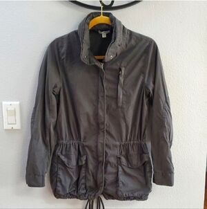 James Perse standard hooded lightweight utility jacket